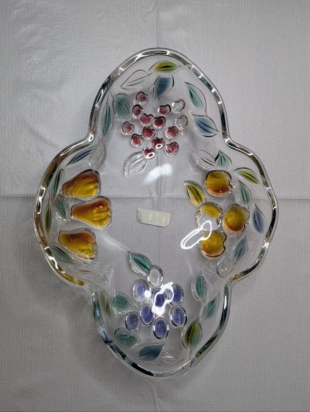 Mikasa, Garden Harvest, Centerpiece, Embossed Fruit, Discontinued, Large Fruit B